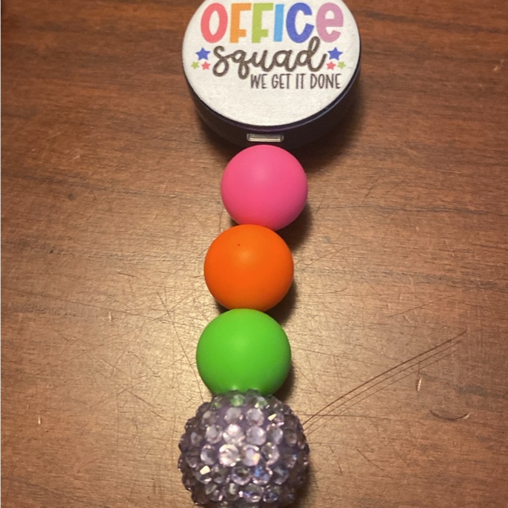 Colorful Office Squad Badge Reel